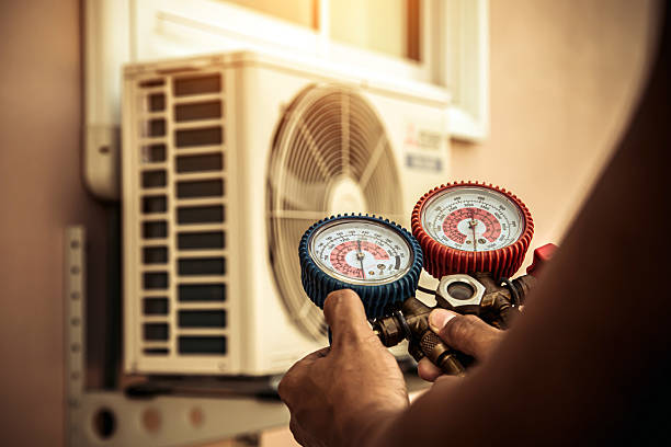 Professional Hvac technician working in Ashley, PA